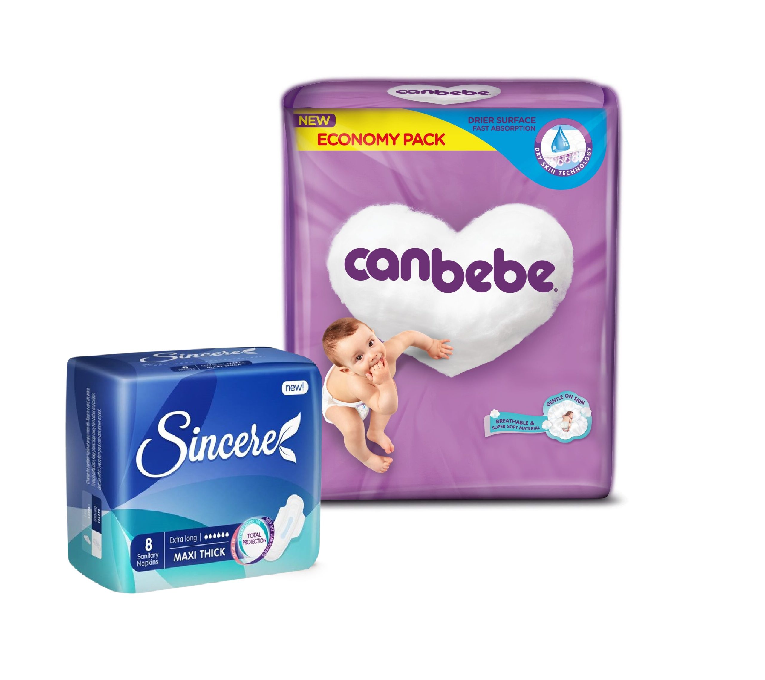 Free Economy Pack & Sincere Sanitary Napkins
