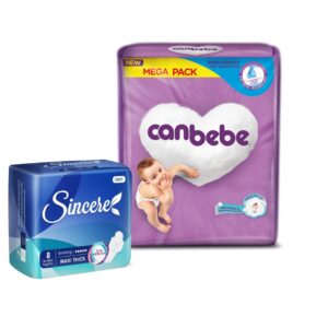 Free Mega Pack & Sincere Sanitary Napkins